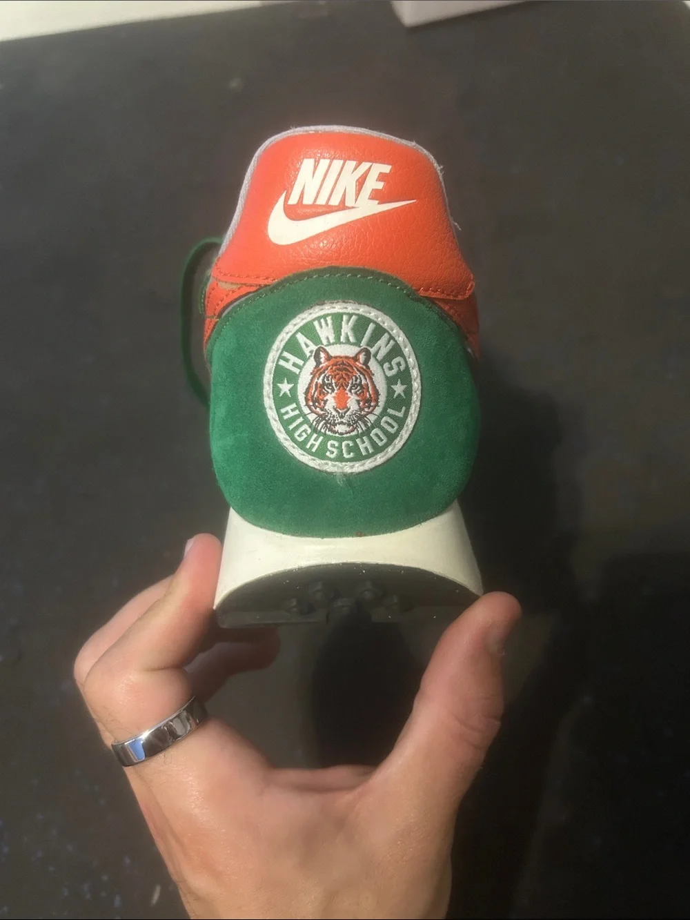 Nike Green limited edition Men's Stranger Things Hawkins Highschool Shoes